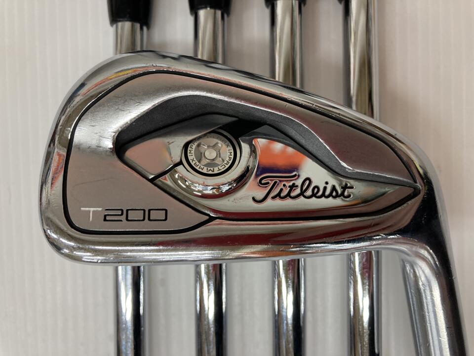 【中古】タイトリスト T200 アイアンセット Sフレックス 37.75インチ NSプロ MODUS 3 TOUR 105 Cランク 右利き用 Titleist ゴルフクラブ ゴルフドゥ ゴルフ用品 GOLF DO 中古ゴルフクラブ