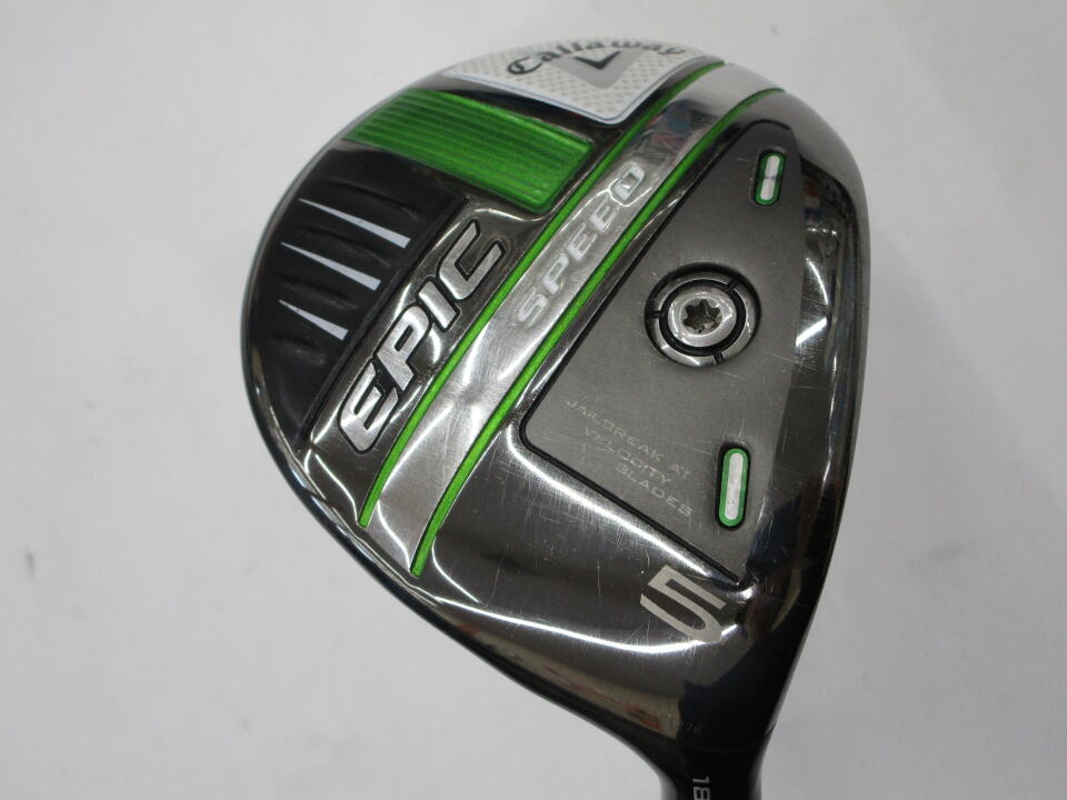 【中古】キャロウェイ EPIC SPEED フェアウェイウッド 5W 18° 42.5インチ AIR SPEEDER PLUS リシャフト品 Dランク 右利き用 Callaway ゴルフクラブ ゴルフドゥ ゴルフ用品 GOLF DO 中古ゴルフクラブ