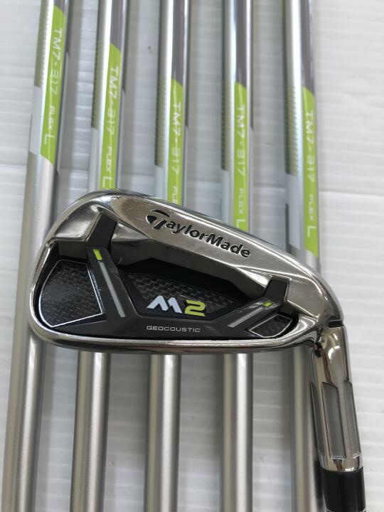 【中古】【レディースモデル】テーラーメイド M2 2017 レディス アイアンセット Lフレックス 36.5インチ TM7-317 Cランク 右利き用 Tayl...