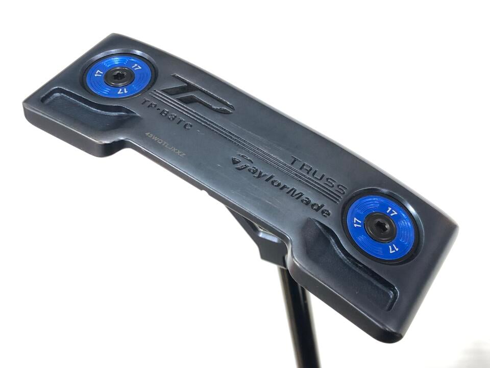 【中古】テーラーメイド TP TRUSS MID NIGHT BLUE B3TC パター 34.0インチ ヘッドカバーあり オリジナルスチール Cランク 右利き用 Taylormade ゴルフクラブ ゴルフドゥ ゴルフ用品 GOLF DO 中古ゴルフクラ