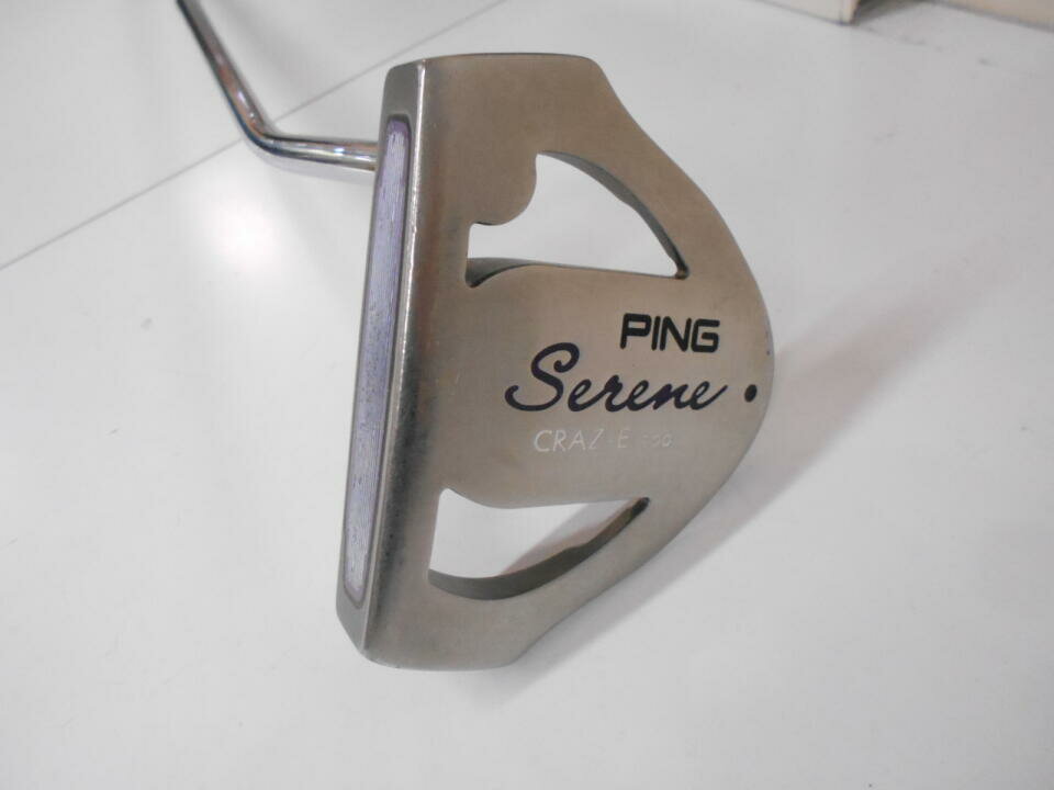 【中古】【レディースモデル】ピン Serene CRAZ-E too パター 32.0インチ オリジナルスチール Dランク 右利き用 PING ゴルフクラブ ゴ...