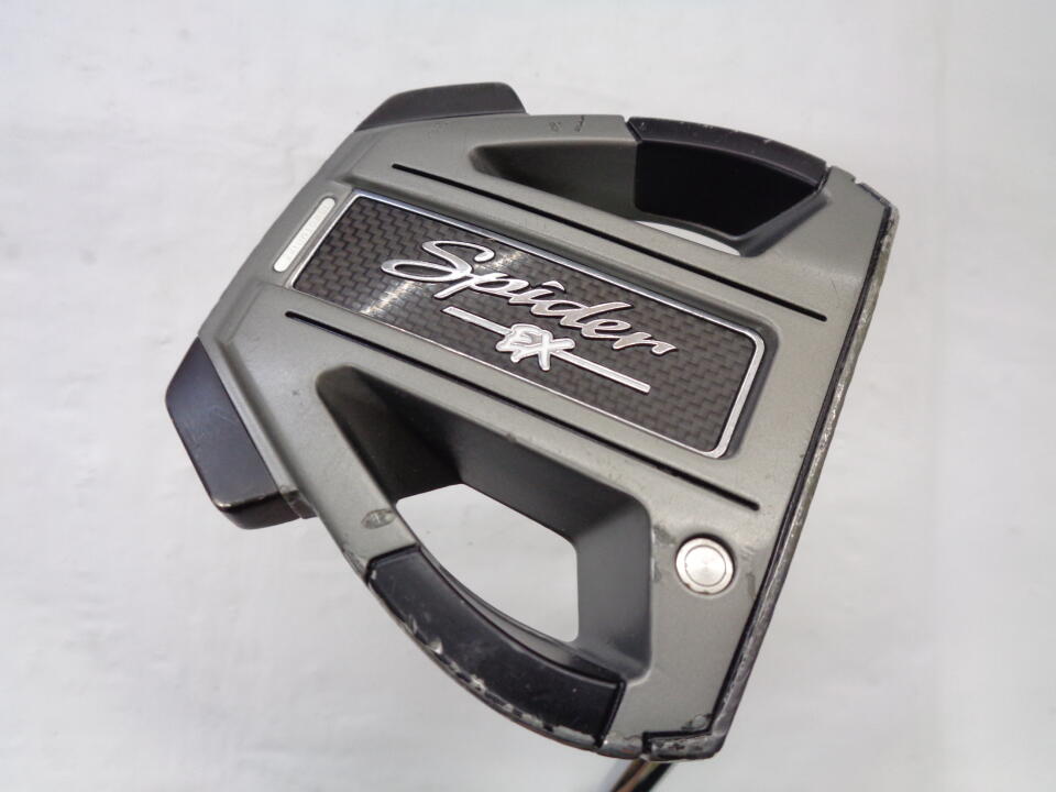 【中古】テーラーメイド Spider EX PLATINUM/WHITE FLOW NECK パター 34.0インチ オリジナルスチール Dランク 右利き用 Taylormade ゴルフクラブ ゴルフドゥ ゴルフ用品 GOLF DO 中古ゴルフクラブ