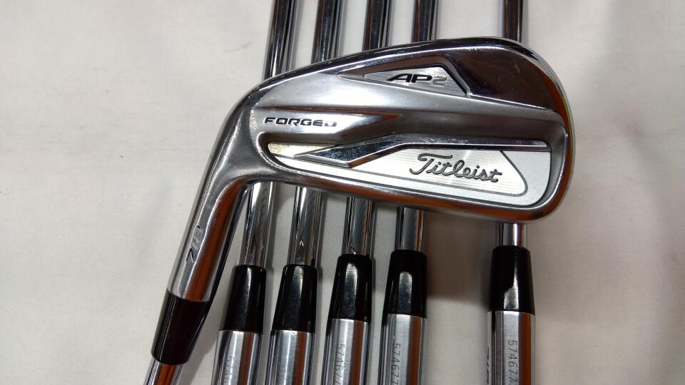 【中古】タイトリスト AP 2 718 アイアンセット X100フレックス 38.0インチ ダイナミックゴールド Cランク 左利き用 Titleist ゴルフクラブ ゴルフドゥ ゴルフ用品 GOLF DO 中古ゴルフクラブ