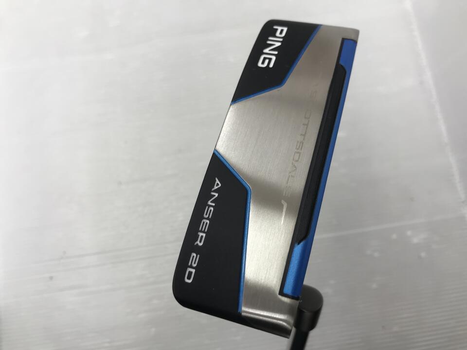 【中古】ピン SCOTTSDALE ANSER 2D パター 34.0インチ ヘッドカバーあり オリジナルスチール Cランク 右利き用 PING ゴルフクラブ ゴルフドゥ ゴルフ用品 GOLF DO 中古ゴルフクラブ
