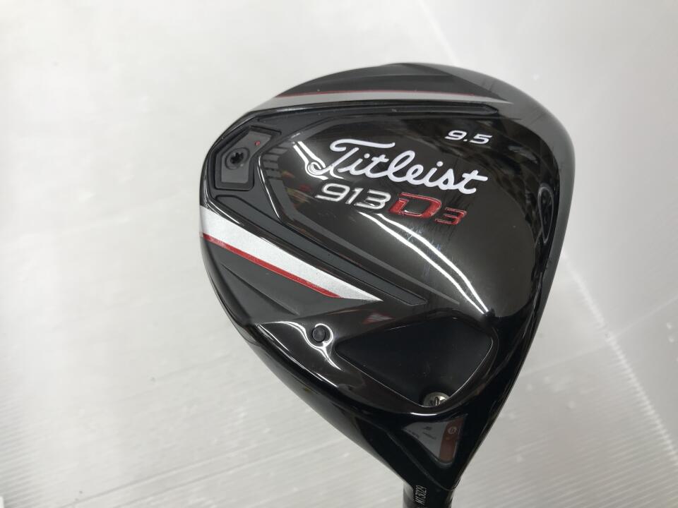 【中古】タイトリスト 913D3 ドライバー 9.5° Sフレックス 44.75インチ ATTAS 3 6 リシャフト品 Dランク 右利き用 Titleist ゴルフクラブ ゴルフドゥ ゴルフ用品 GOLF DO 中古ゴルフクラブ