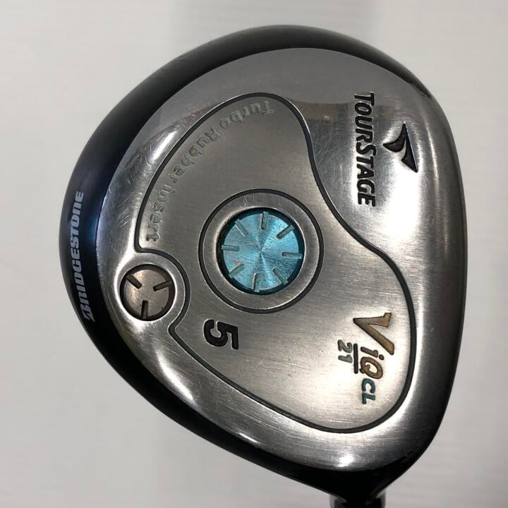 【中古】【レディースモデル】ブリヂストン ツアーステージ V-iQ CL (2004) フェアウェイウッド 5W 21° Lフレックス 41.5インチ TL-3...