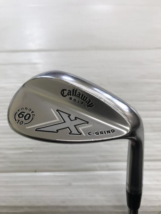 【中古】【訳あり】キャロウェイ X フォージド ミルキークロム ウェッジ 60° WEDGEフレックス 35.0インチ M10 DB Dランク 右利き用 Callaway ゴルフクラブ ゴルフドゥ ゴルフ用品 GOLF DO 中古ゴルフ