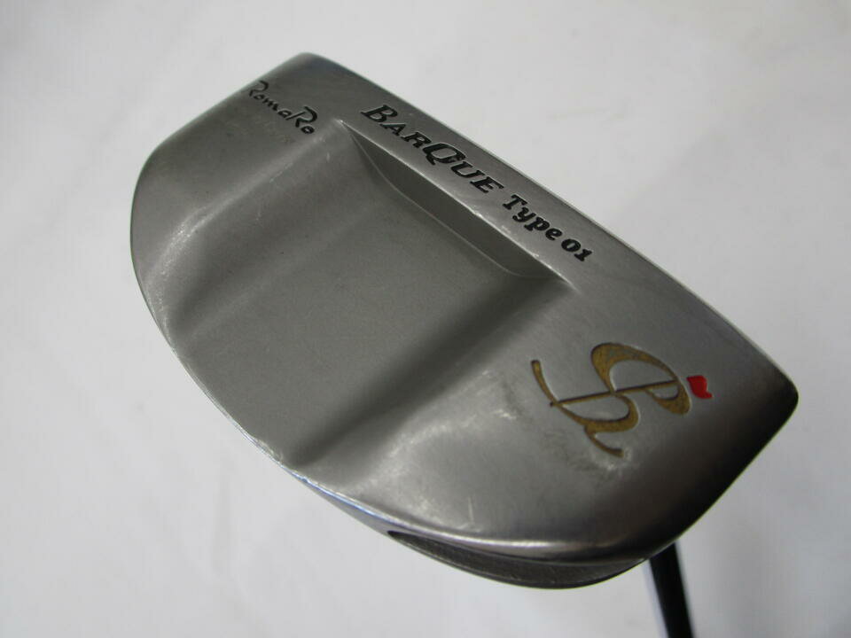 【中古】ロマロ BARQUE TYPE 01 パター 33.0インチ ヘッドカバーあり ロマロ オリジナルスチール Dランク 右利き用 RomaRo ゴルフクラブ ゴルフドゥ ゴルフ用品 GOLF DO 中古ゴルフクラブ