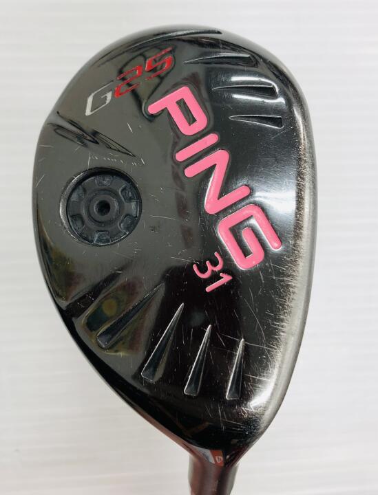 【中古】ピン G25 ユーティリティ 31° Sフレックス 38.0インチ CFS Dランク 右利き用 PING ゴルフクラブ ゴルフドゥ ゴルフ用品 GOLF DO 中古ゴルフクラブ
