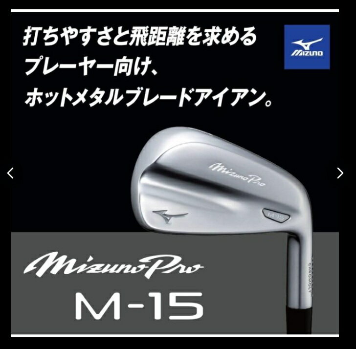 Rakuten - MIZUNO(ミズノ) ゴルフクラブ ミズノプロ M-15 アイアン6本組(No.5-PW) メンズ ダイナミックゴールド 95 スチールシャフト付 硬さ/S200 5KJWS347