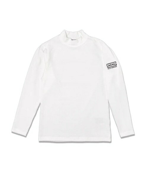 コーデュロイ モックネックニット