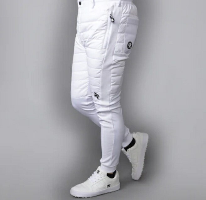 【double E golf】ダウンパンツ 横刺繍【ポケット紐あり・ヒップロゴ】