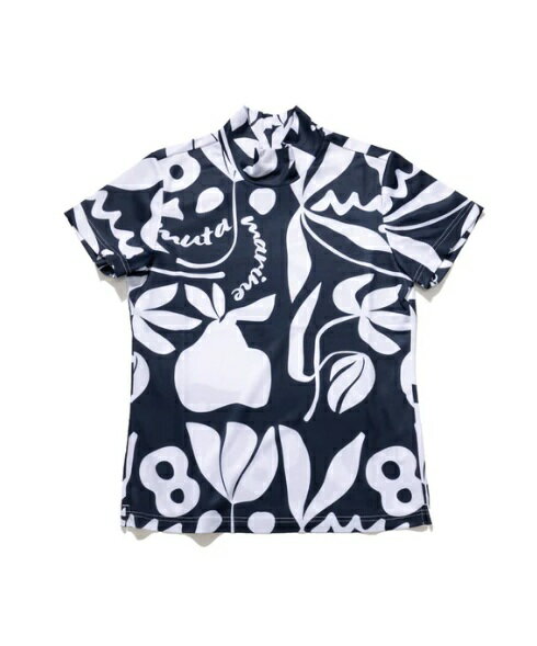 Rakuten - フローラル モックネックシャツ (WOMAN) [全3色]