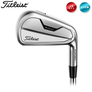 右用 2021 タイトリスト T200 アイアンセット 6本 (#5-9,PW) AMT BLACK スチールシャフト US仕様 Titleist【あす楽対応】