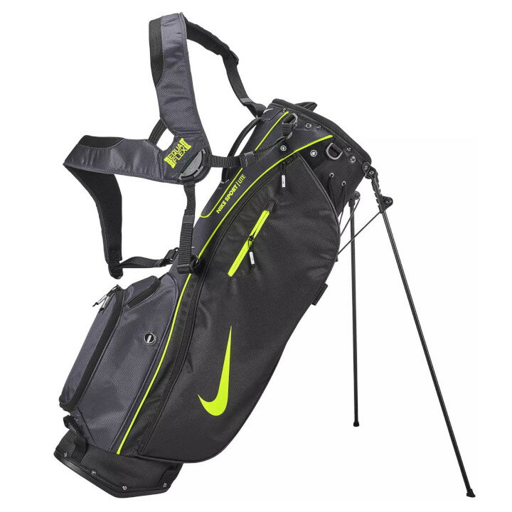 【フジコ限定8/20はP3倍】2020 ナイキ スポーツライト 8.5型 スタンドバッグ キャディバッグ GF3003 ブラック/ボルト(066) US仕様 NIKE【あす楽対応】