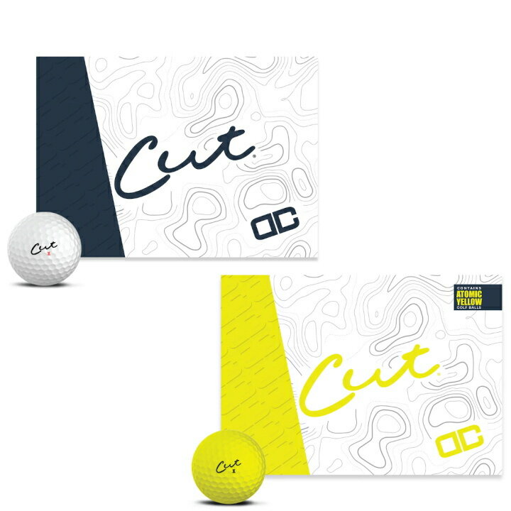 カットゴルフ CUT GOLF カット DC CUT DC 4ピース ゴルフボール 1ダース(12球入り) US仕様