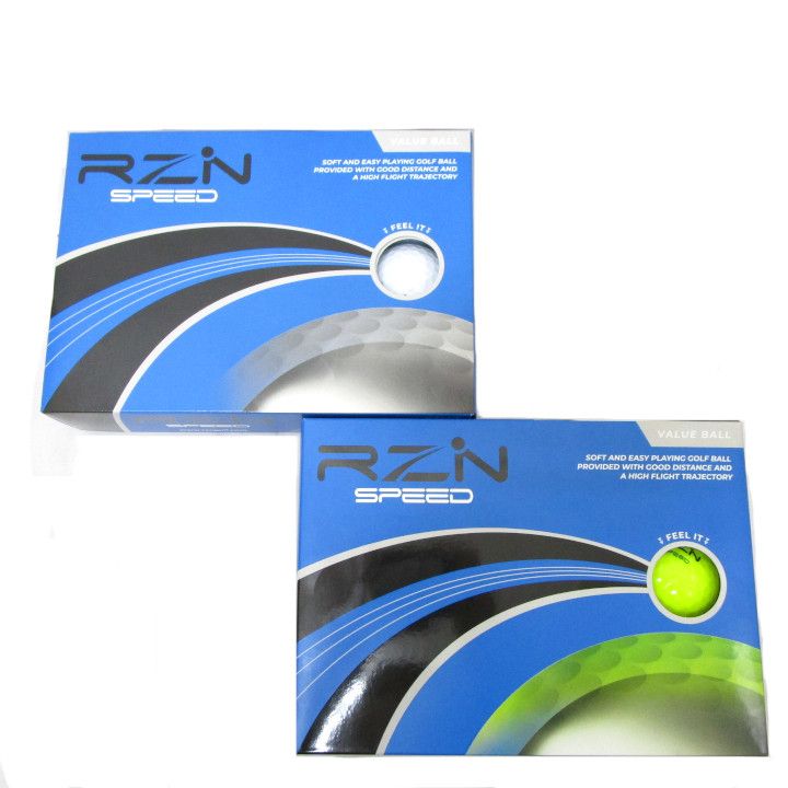 【フジコ限定6/1はP最大5倍と最大2000円OFFクーポン】【送料無料】RZN Golf RZN SPEED ゴルフボール 2ピース 1ダース 12球入り 青箱 US仕様 レジン スピード【メール便不可】【あす楽対応】