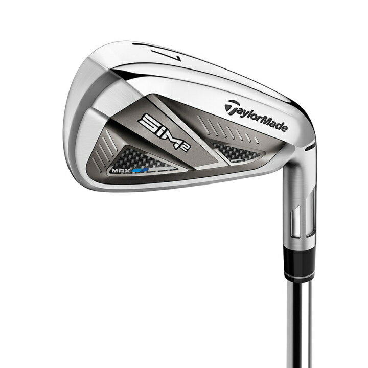 右用 テーラーメイド 2021年 SIM2 MAX アイアンセット 7本 (#5-9,Pw,Aw) KBS Max 85 MT スチールシャフト US仕様 TaylorMade 21 シム2 マックス