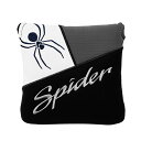 【送料無料】2024 テーラーメイド SPIDER スパイダー マレット大 パターカバー M1583901 ブラック/ホワイト US仕様 Taylormade【あす楽対応】