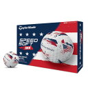 【送料無料】2025 テーラーメイド スピードソフトインク ゴルフボール USA 1ダース(12球入り) US仕様 TaylorMade SPEED SOFT INK【あす楽対応】