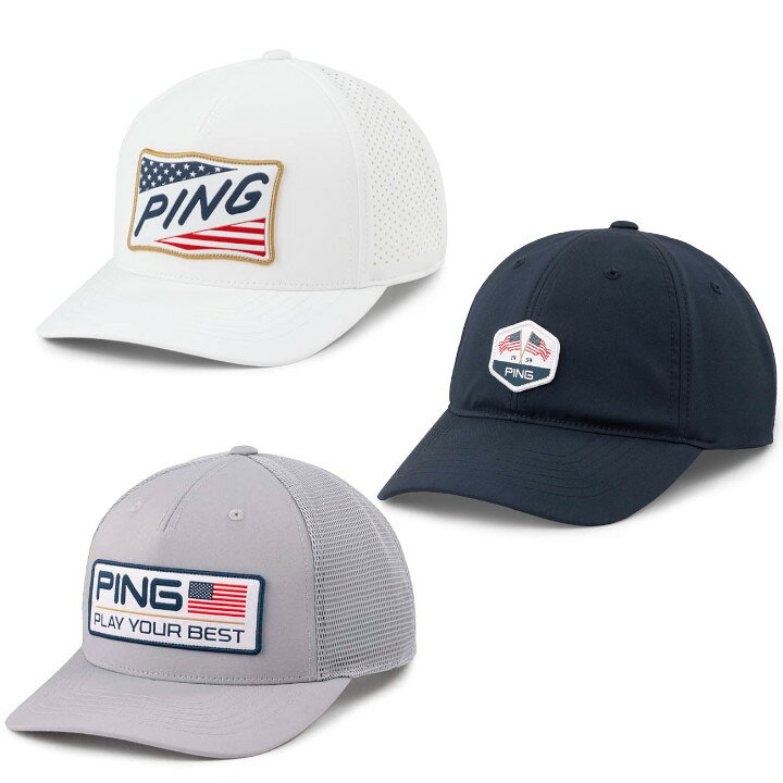 【送料無料】2025 PING ANTHEM ピン アンセム キャップ（ホワイト/グレー/ネイビー） US仕様 Anthem Unstructured Cap【あす楽対応】