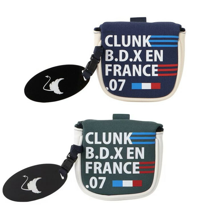 推杆 - 【送料無料】クランク マレット型 パターカバー CL5TNB87 日本仕様（グリ−ン・ネイビー）CLUNK【あす楽対応】