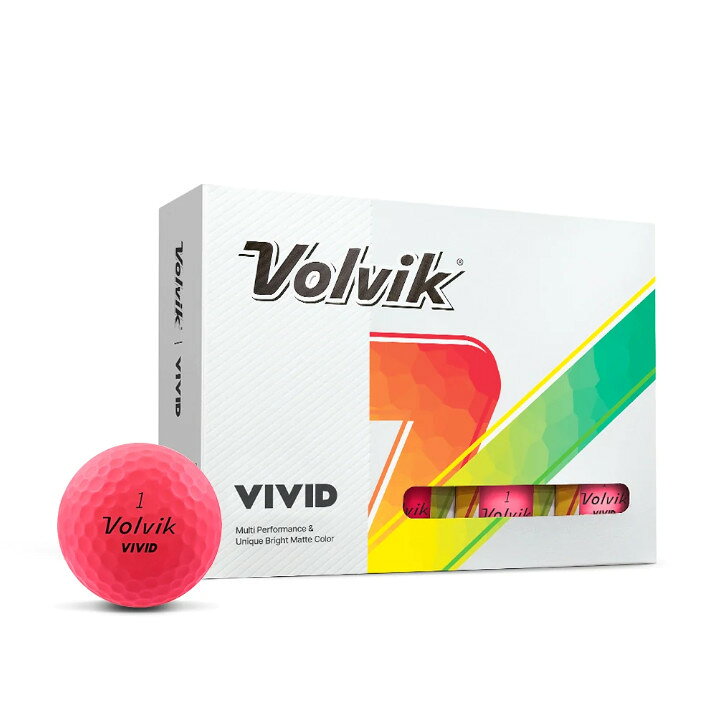 楽天市場】ボルビック（volvik） ゴルフボール vivid オレンジの通販