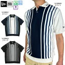 ゴルフウェア 半袖シャツ ニット ポロシャツ ニューエラ 14109060 14109061 14109062 メンズ Knit Polo 抗菌 UVケア 吸汗...