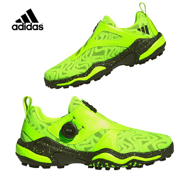 ゴルフシューズ 『中島啓太プロ着用モデル』アディダス スパイクレスゴルフシューズ IH5171 コードカオス25 メンズ 防水うどんニットアッパー 防水ファスナー 大きいサイズ有 30CM