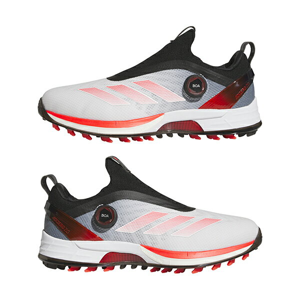 セール ゴルフシューズ 『渋谷日向子プロ着用シューズ』アディダス 25春夏 アディゼロ ゼッドジー25 ボア スパイクレス スパイクモアゴルフシューズ IH9896 メンズ 防水スプリントスキンアッパー 軽量 大きいサイズ 30センチまで