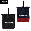 【23春夏】【ネコポス】アドミラルゴルフ ゴルフ シューズバッグ 巾着 ADMZ3AE2 ユニセックス ギフト プレゼント シューズケース Admiral GOLF その1