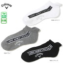 セール ネコポス対象 キャロウェイメンズ ソックス サイドライン アンクル ソックス C22293101 callaway 抗菌 防臭 吸汗速乾 靴下 レッグア...