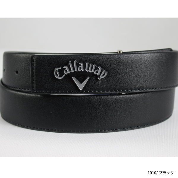 キャロウェイ ネジ式バックルストレッチベルト ユニセックス C23192102 ゴルフ ベルト ロゴ バックル シンプル CALLAWAY callaway