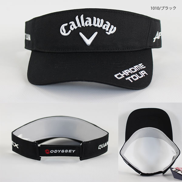 ゴルフバイザー 帽子 TOUR RTW VISOR WM 26 JM キャロウェイ C26990204 26春夏 レディース用 サンバイザー フリーサイズ ツアーモデルバイザー callaway