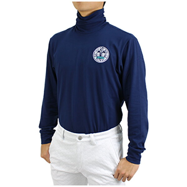 セール フィラゴルフ メンズ 長袖タートルネックシャツ 780511 大きいサイズ ストレッチ 全3色 ネイビー オフホワイト 杢グレー FILAGOLF
