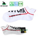 【ネコポス】ガッチャゴルフ ビッグ ロゴ ライン ソックス 229GG8802 靴下 GOTCHA GOLF 吸水速乾 UVカット 大きいサイズ有 ユニセックス 男女兼用 Mサイズ Lサイズ
