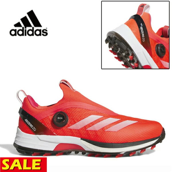 樂天商城 - 【ゴルフシューズ セール】ゴルフシューズ アディゼロ ゼッドジー25 アディダス ボア スパイクレス スパイクモアアウトソール IH9898 メンズ 防水合成アッパー 軽量 25春夏 レギュラーフィット フルレングス