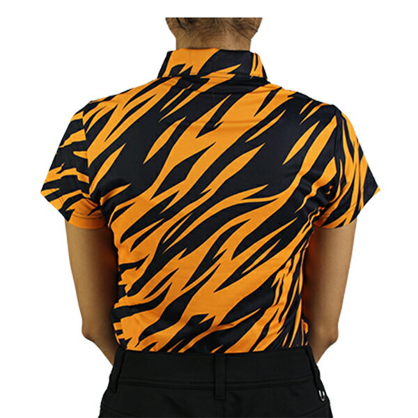 セール ラウドマウス 半袖ポロシャツ 771650-292 レディース Tiger Stripes タイガーストライプス 大きいサイズ有 ゴルフウエア UVカット 吸汗速乾 LOUDMOUTH