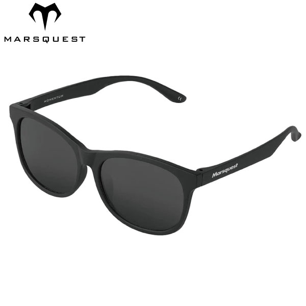 ゴルフアクセサリー サングラス 偏光サングラス ブラック マーズクエスト M01 ユニセックス Carbon Black x Charcoal UVカット 夏用対策グッズ MARSQUEST 26春夏