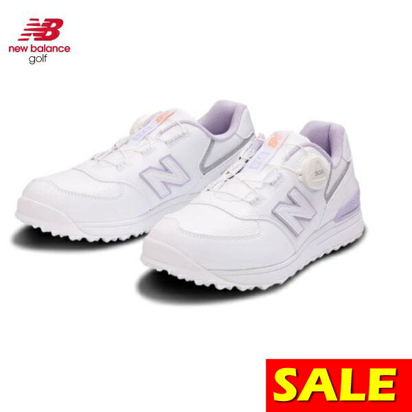 セール ニューバランスゴルフ レディース スパイクレス ゴルフシューズ WGBS574W 574 v3 BOA newbalance golf 大きいサイズ有 2E 靴