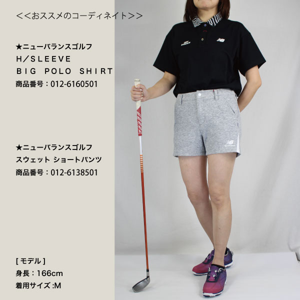 ゴルフウェア ゴルフパンツ スウェット ショートパンツ ニューバランス 012-6138501 レディース 26春夏 newbalance GOLF