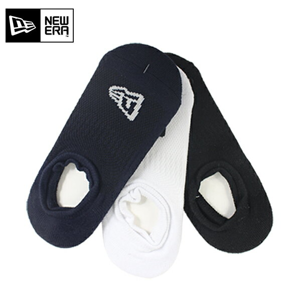 【ネコポス】ニューエラ ソックス 11901482 靴下 ブラック/ホワイト/ネイビー ベリーショート丈 メンズ レディース 男女兼用 ユニセックス 3足セット...