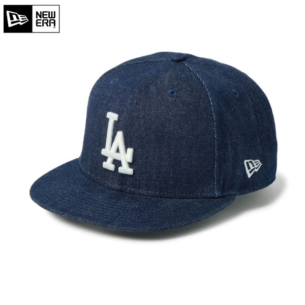 乐天商城 - ゴルフキャップ ゴルフアクセサリー ニューエラ 14744819 26春夏 9FIFTY ロサンゼルス・ドジャース インディゴデニム 帽子 ユニセックス スナップバック NEWERA