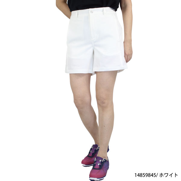 CORSIA GOLFのゴルフウェア ゴルフパンツ ショートパンツ ニューエラ 14859845 14859846 14859847 26春夏 ストレッチ ツイル ショートパンツ レディース NEWERA｜アングル3