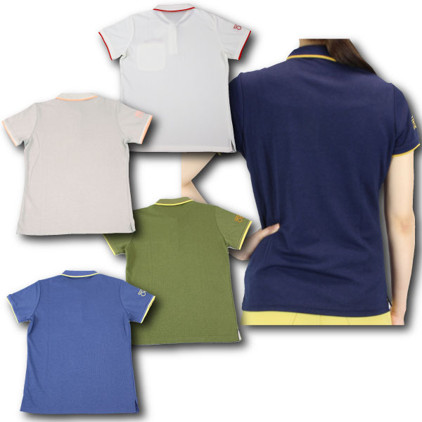 セール 70%OFF ネコポス ゴルフウェア ゴルフシャツ レディース 半袖ポロシャツ ロサーセン レディス 045-26840 カノコポロシャツ ゴルフ 半袖シャツ Rosasen ROSASEN