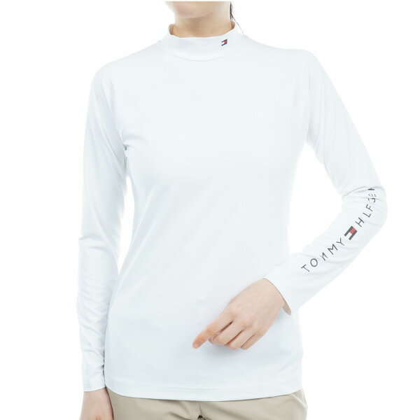 【ネコポス対象】トミーヒルフィガー レディース 長袖モックネック インナーシャツ THLA317 大きいサイズ有 吸水速乾 抗菌 防臭 UVカット 長袖タートルインナー TOMMY HILFIGER GOLF