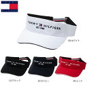 ゴルフバイザー サンバイザー トミーヒルフィガー THMB3F52 25春夏 TOMMY HILFIGER ロゴ バイザー ゴルフアクセサリー