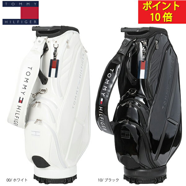 楽天CORSIA GOLFポイント10倍 キャディバッグ カートキャディーバッグ 9.5型 7分割 47インチ THMG4SC2 ユニセックス 24春夏 トミーヒルフィガー