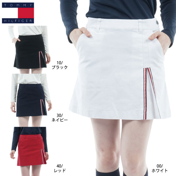 セール トミーヒルフィガー レディース グローバルストライプ ベーシックスカート THLA267 ストレッチ 起毛素材 TOMMY HILFIGER 温か素材