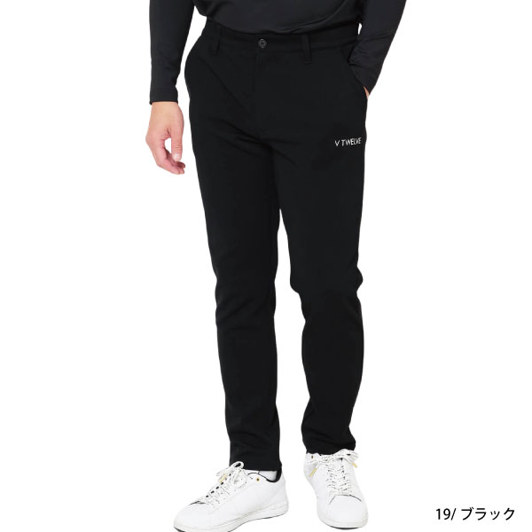 【裾上げ対象商品】ゴルフウェア ゴルフパンツ ロングパンツ ヴィトゥエルヴ V12 V122520-PN02 SB PANTS ストレッチ 大きいサイズ有